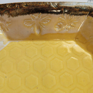 Glittering Honeycomb Dish