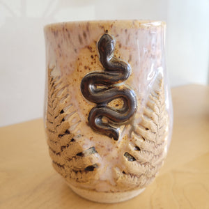 Snake and Fern Mug, 20 oz