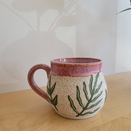 Pink Planty Mug
