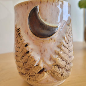 Moon and Fern Mug, 16oz