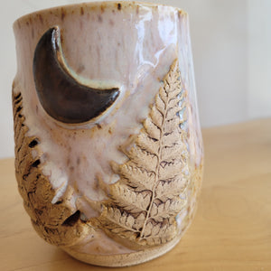 Moon and Fern Mug, 16oz