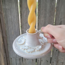 Load image into Gallery viewer, Snowy Taper Candle Holder
