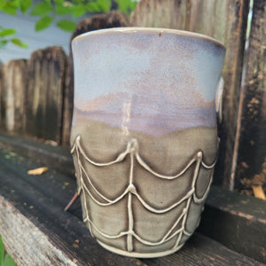 Pink Cloud Web Tumbler