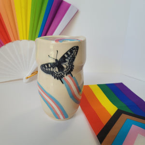 Trans Butterfly Tumbler