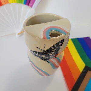 Trans Butterfly Tumbler