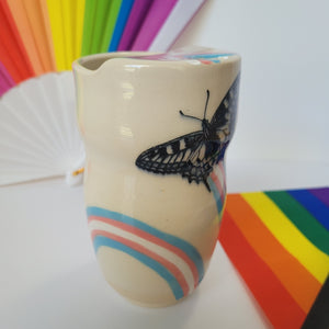 Trans Butterfly Tumbler