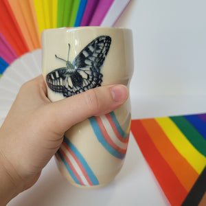 Trans Butterfly Tumbler