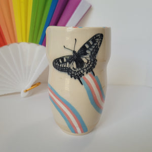 Trans Butterfly Tumbler