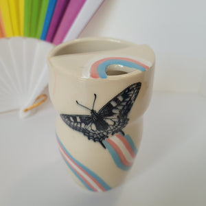 Trans Butterfly Tumbler