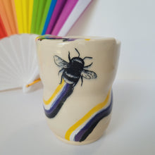 Load image into Gallery viewer, Nonbinary Bee Tumbler