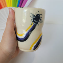 Load image into Gallery viewer, Nonbinary Bee Tumbler