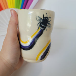 Nonbinary Bee Tumbler