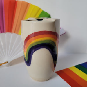 Rainbow Butterfly Tumbler