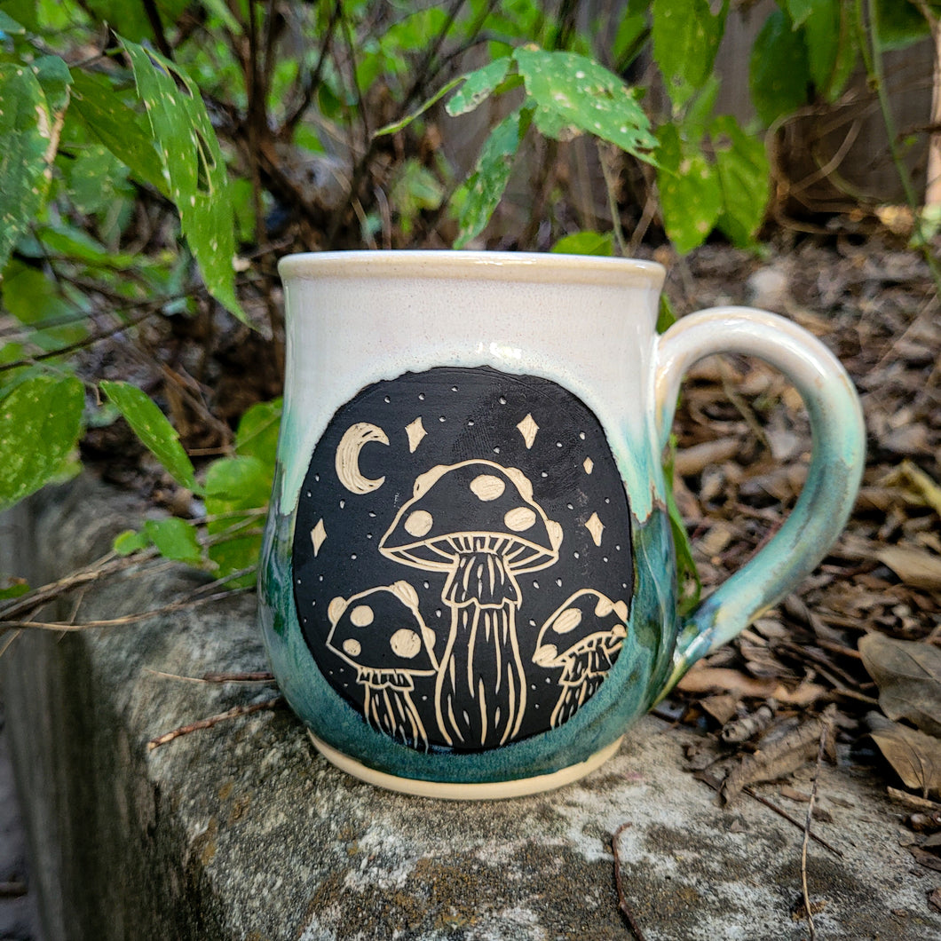 Midnight Mushroom Mug