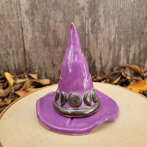 Purple Moon Witch Hat