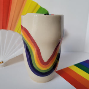 Rainbow Butterfly Tumbler