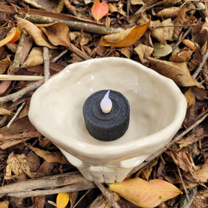 Skull Tea Light Candle Holder