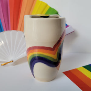 Rainbow Butterfly Tumbler