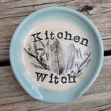 Load image into Gallery viewer, Blue Kitchen Witch Spoonrest