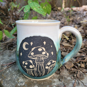 Midnight Mushroom Mug