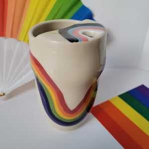 Rainbow Butterfly Tumbler