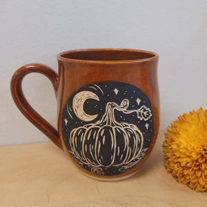 Moonlit Pumpkin Mug